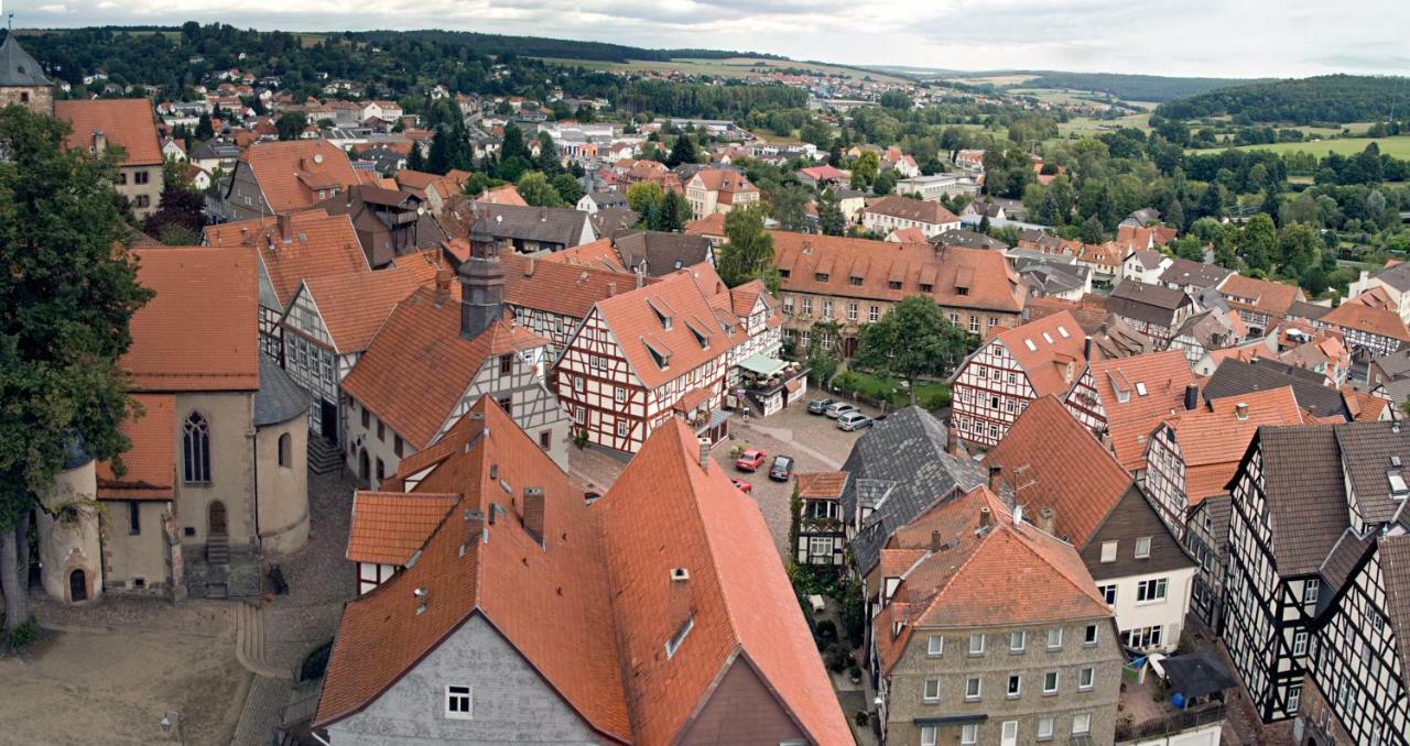 Ferienwohnung "Zur Ottoburg" In Schlitz Ngoại thất bức ảnh